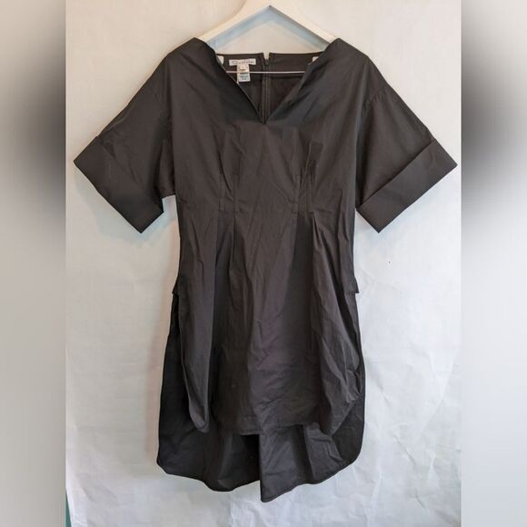 Oscar de la Renta black Tunic Blouse 8 BNWT - Picture 3 of 15